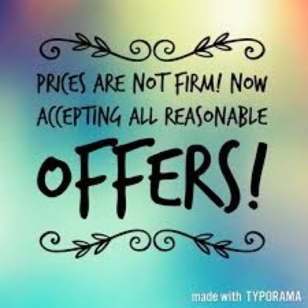 Offers always welcome 💕